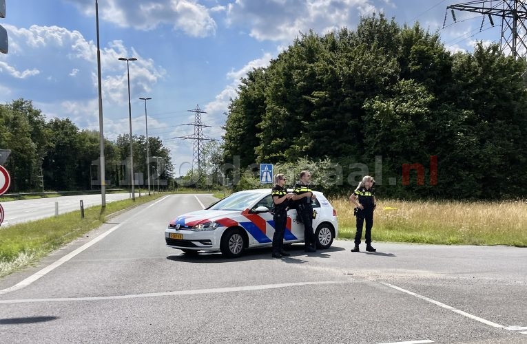 Boeren op weg naar grensovergang bij De Lutte, opritten A1 afgesloten