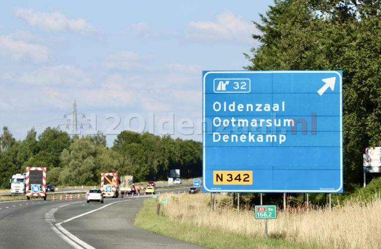 UPDATE: A1 richting Oldenzaal weer open