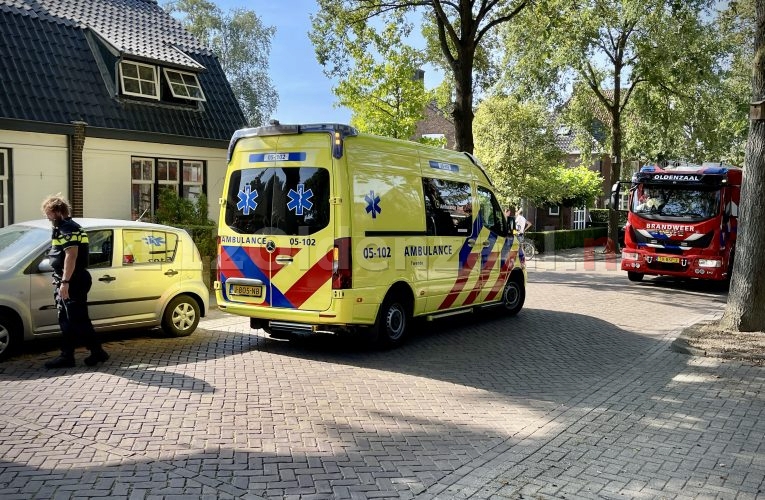 Hulpdiensten rukken uit voor ongeval op Haerstraat Oldenzaal