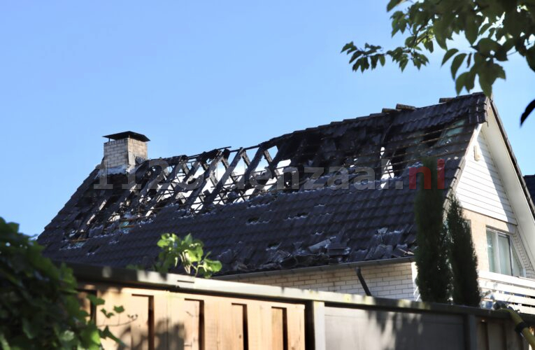 UPDATE: Grote uitslaande woningbrand in Oldenzaal; woning onbewoonbaar