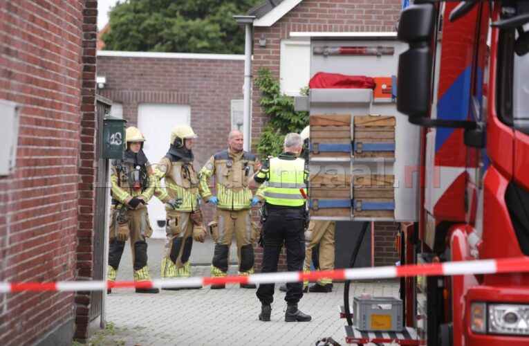 Lichaam aangetroffen in woning Oldenzaal: politie en brandweer ter plaatse