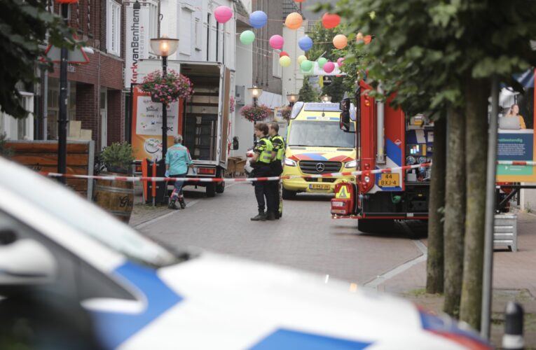 Deel van centrum Oldenzaal door hulpdiensten tijdelijk afgezet