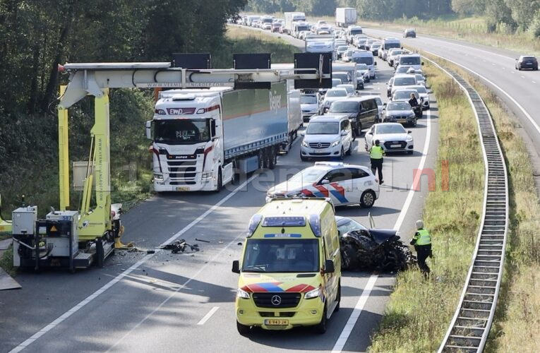 VIDEO: Snelweg richting Duitsland opnieuw afgesloten door ernstig ongeval