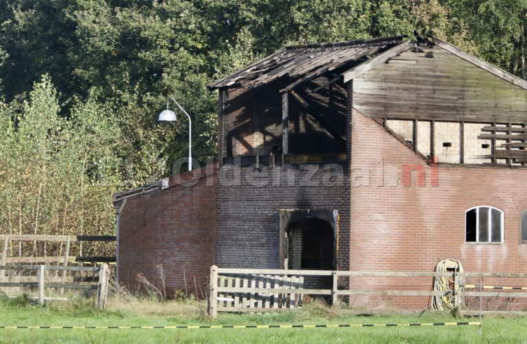 Asbest vrijgekomen bij stalbrand in Oldenzaal