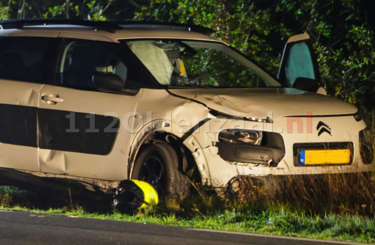 Motoragent betrokken bij aanrijding op de N734 tussen Oldenzaal en Losser