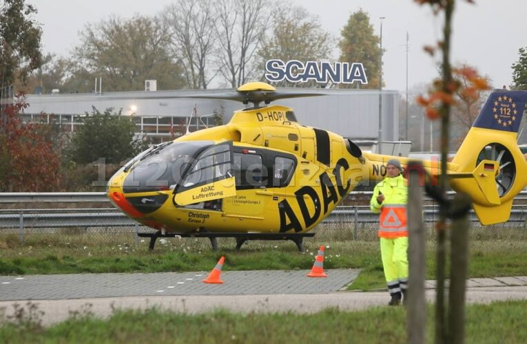 Ernstig ongeval op parkeerplaats langs A1 bij Deurningen