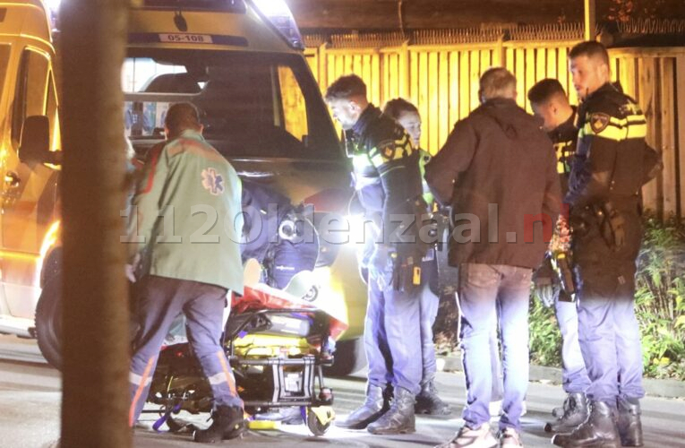 Fietsster gewond naar ziekenhuis