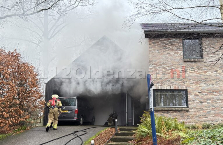 Veel rookontwikkeling bij woningbrand in Oldenzaal